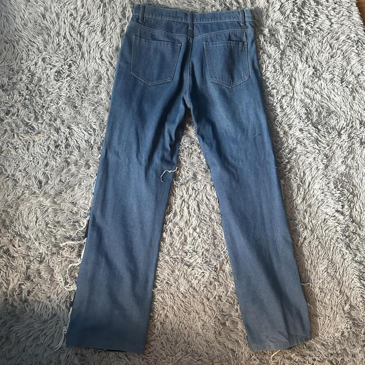 jaded london destroyed jeans size 30 waist, they r a... - Depop