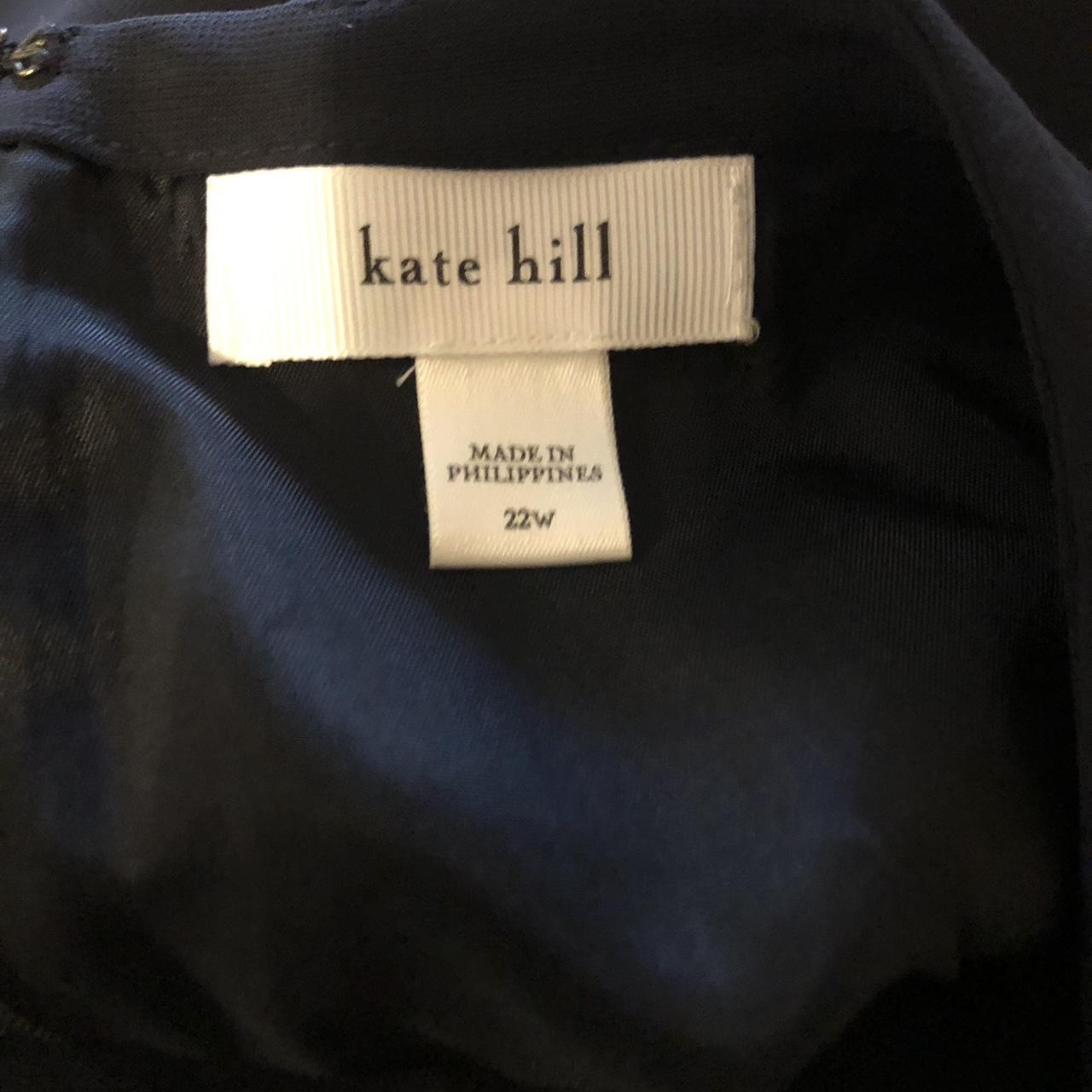 Kate Hill black A-line lined skirt size 22W-waist... - Depop