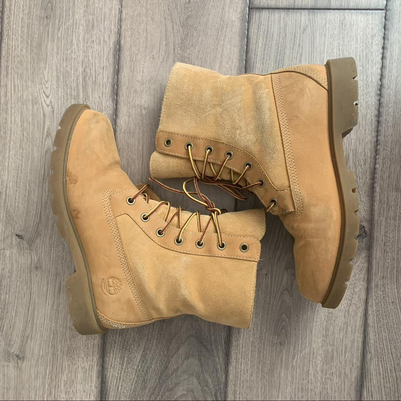 Timberland Women's Tan Boots | Depop