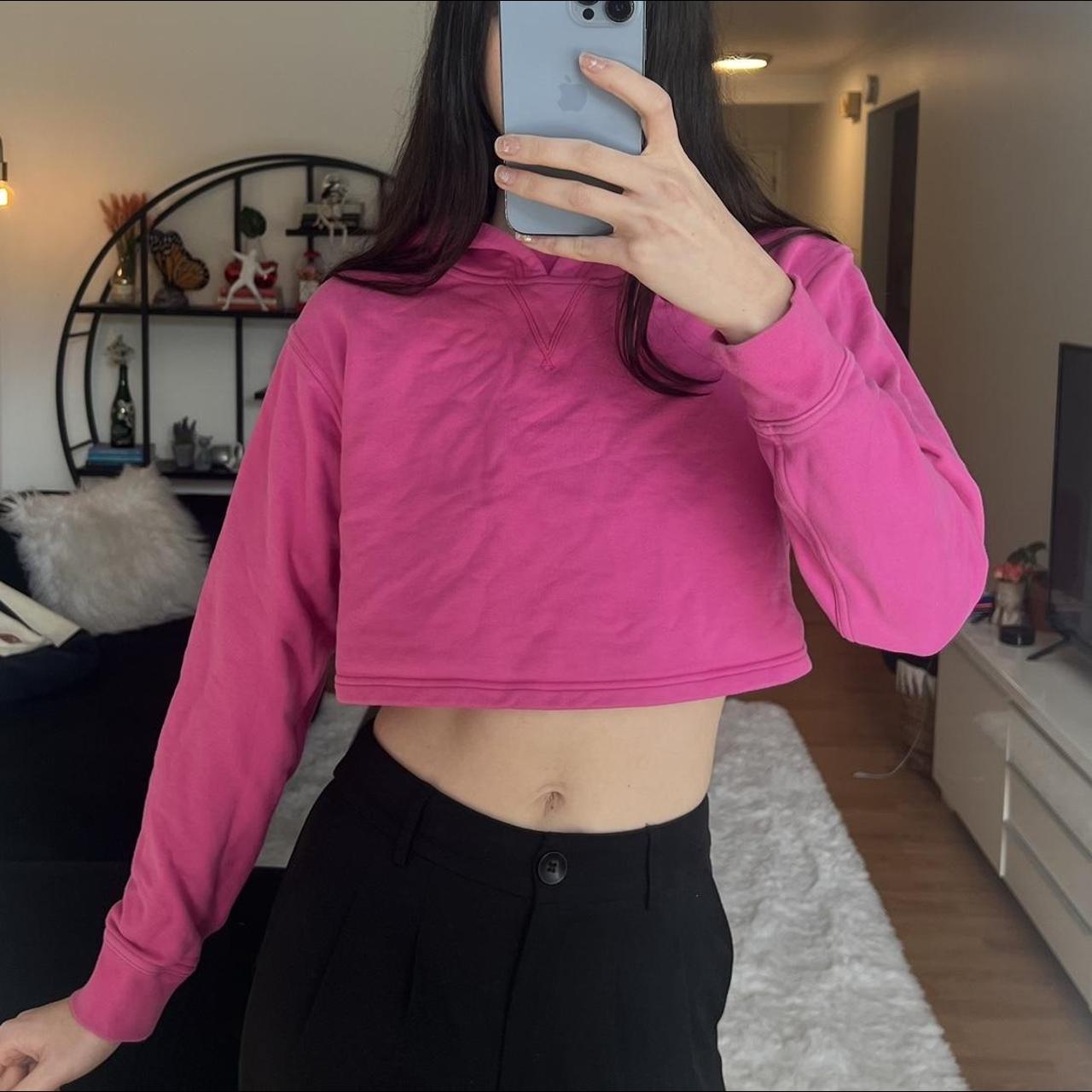 Lululemon cropped sweatshirt hot sale