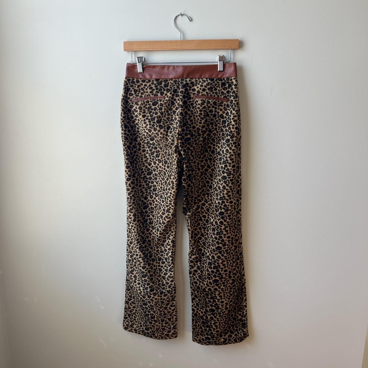 Jaded London cheetah high waisted pants! Super comfy! - Depop