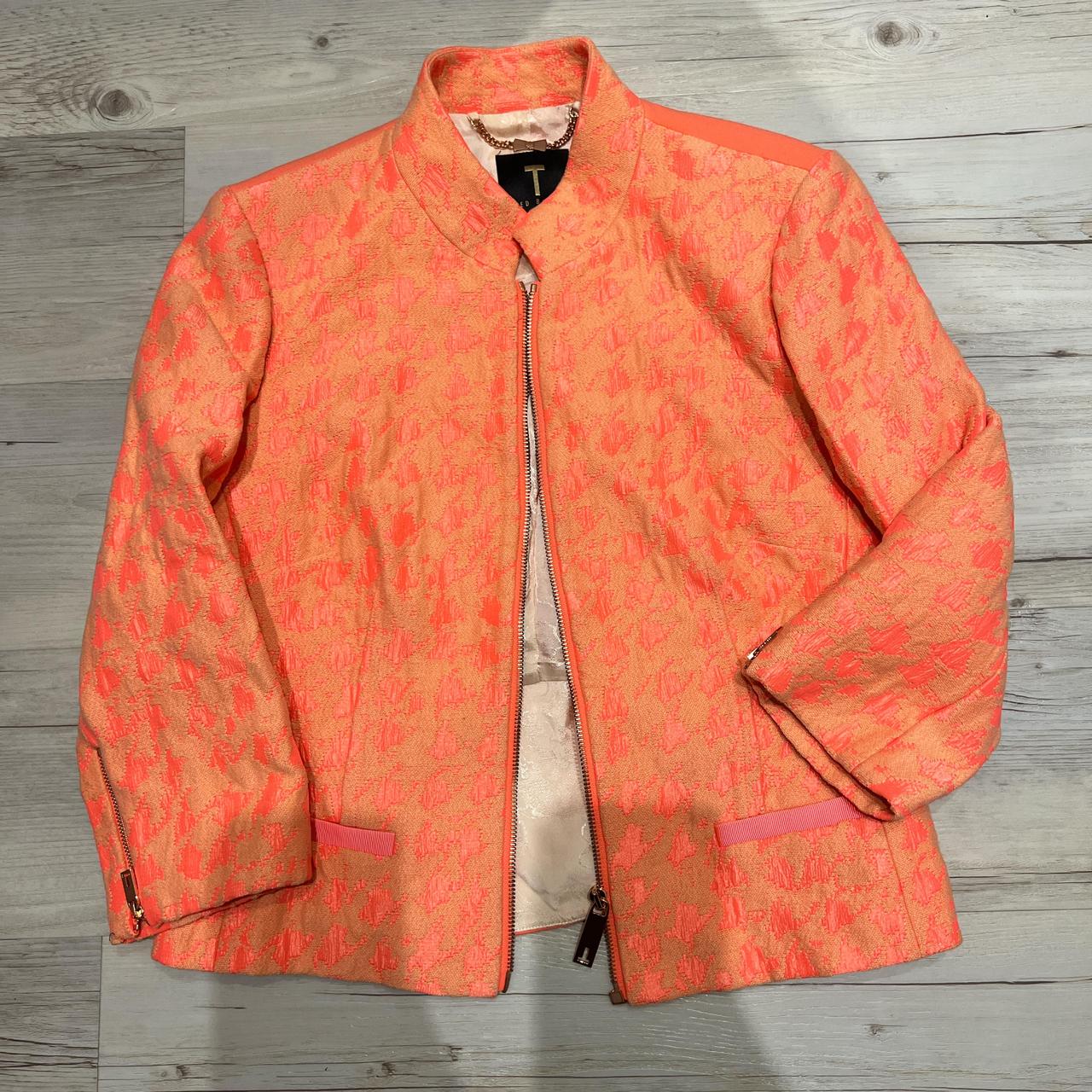 Ted baker neon orange blazer - Depop