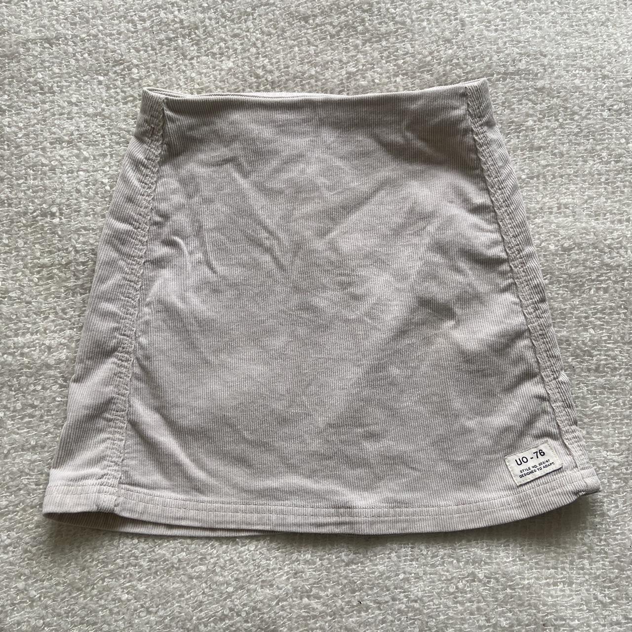 Urban Outfitters Women's Cream Skirt Depop