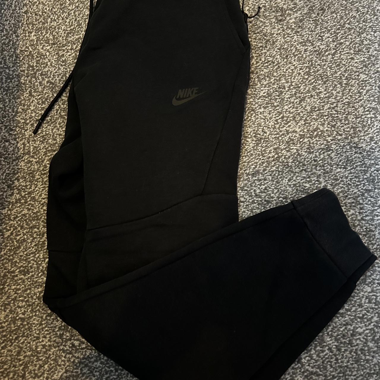 Black Nike Tech Fleece Joggers Size Small Good... Depop