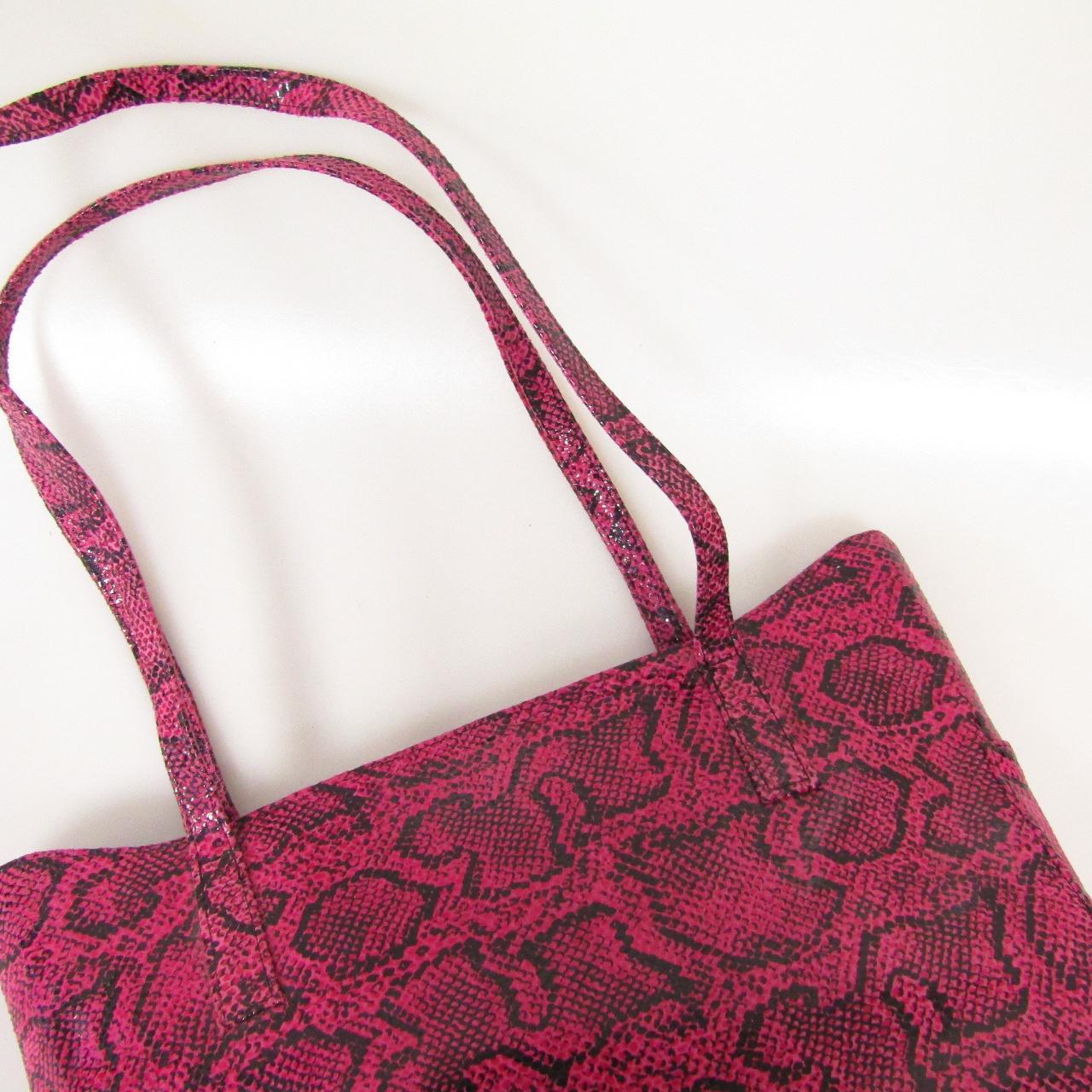 Pink snakeskin purse best sale