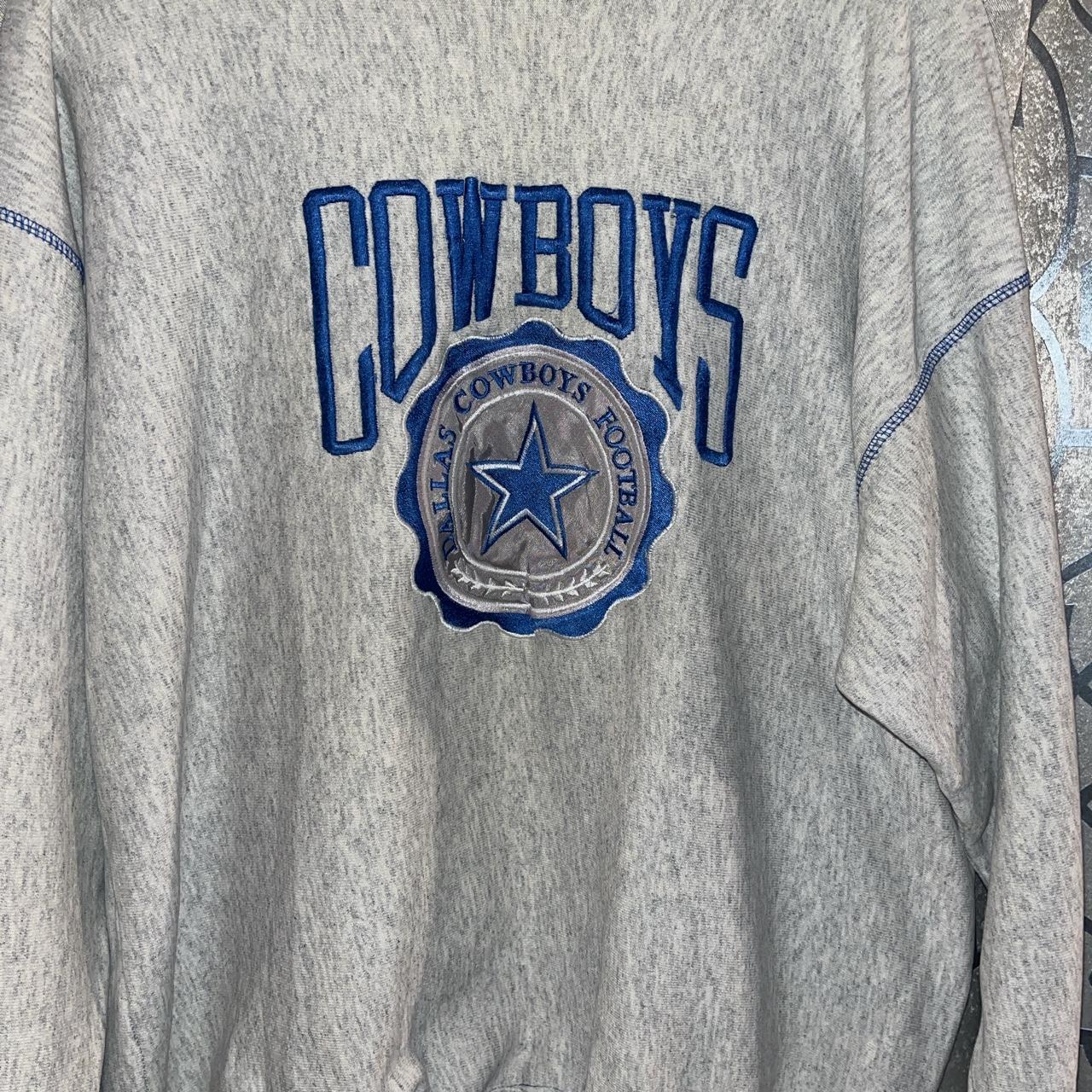 VINTAGE DALLAS COWBOYS CREWNECK SWEATER SIZE MEDIUM - Depop