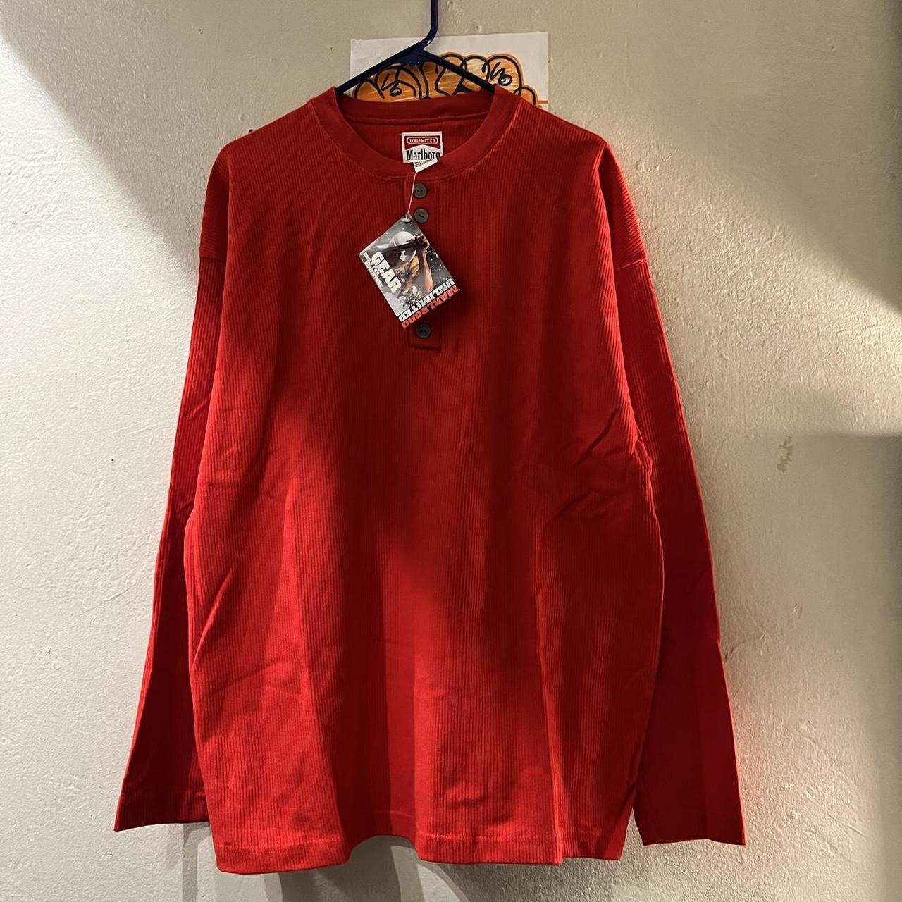 Marlboro Men's Red Shirt | Depop