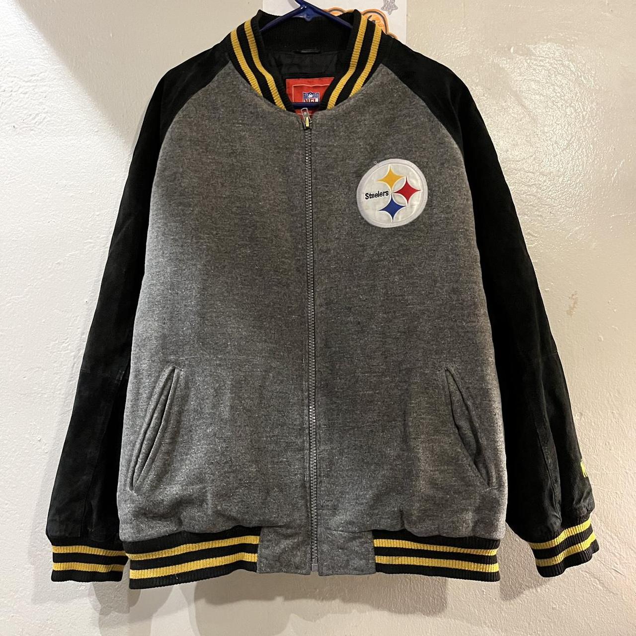 Pittsburgh Steelers 1980s Varsity Jacket - 4x Super - Depop