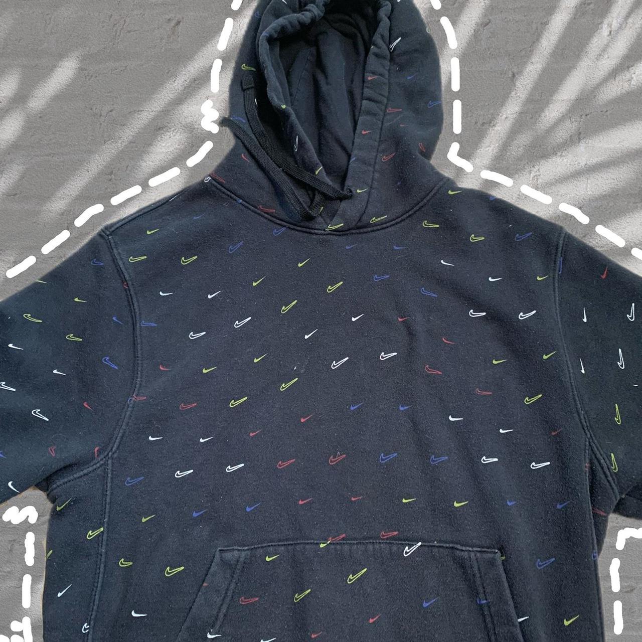 Nike hoodie with ticks best sale all over