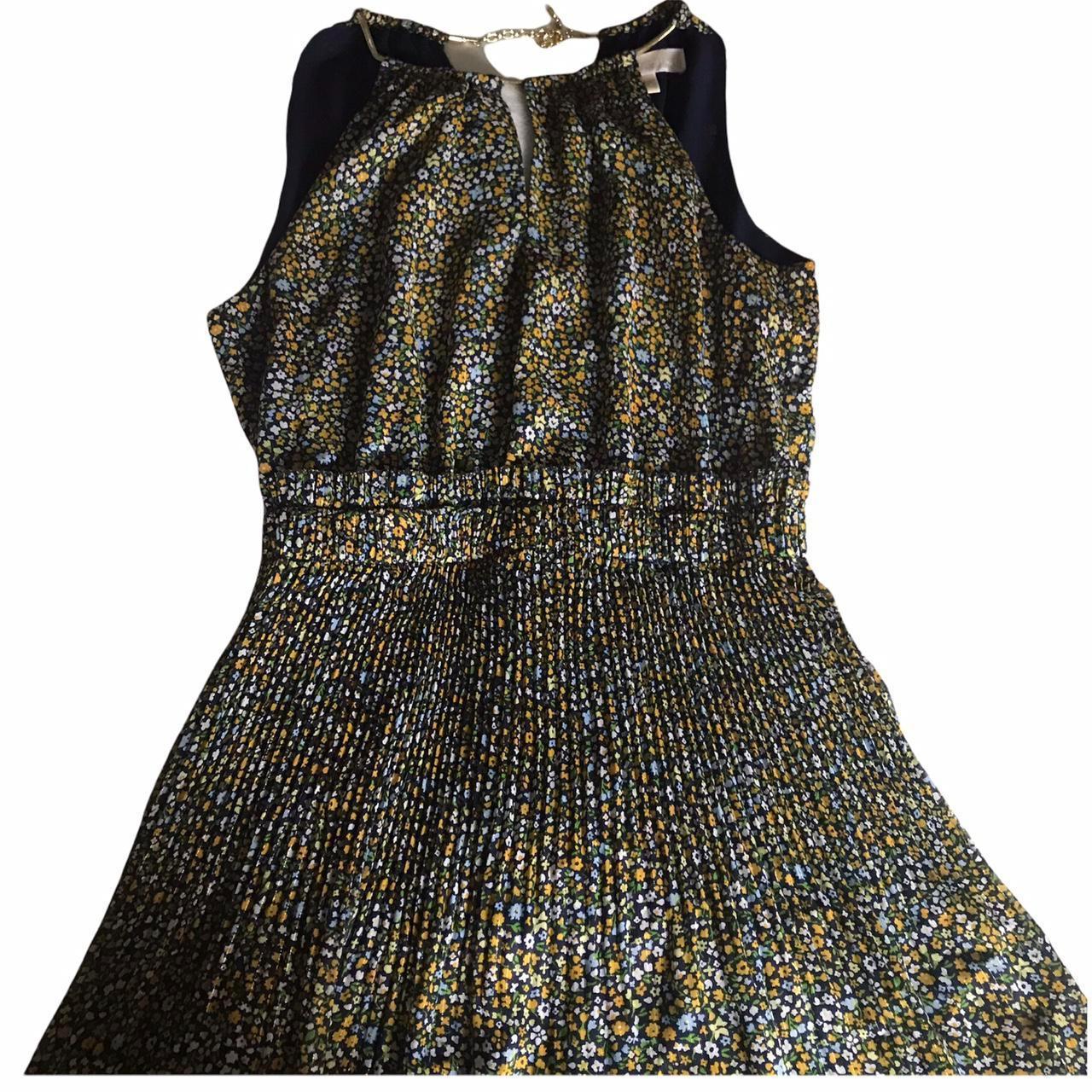 Michael kors floral chiffon dress deals