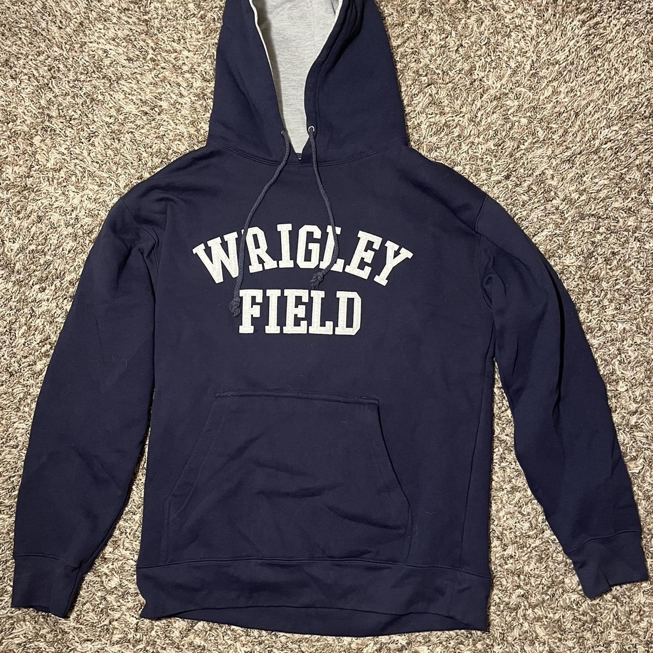 Chicago Cubs Wrigley Field navy pull-over