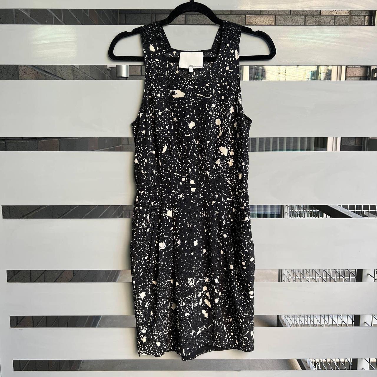 Black Paint Splatter Dress