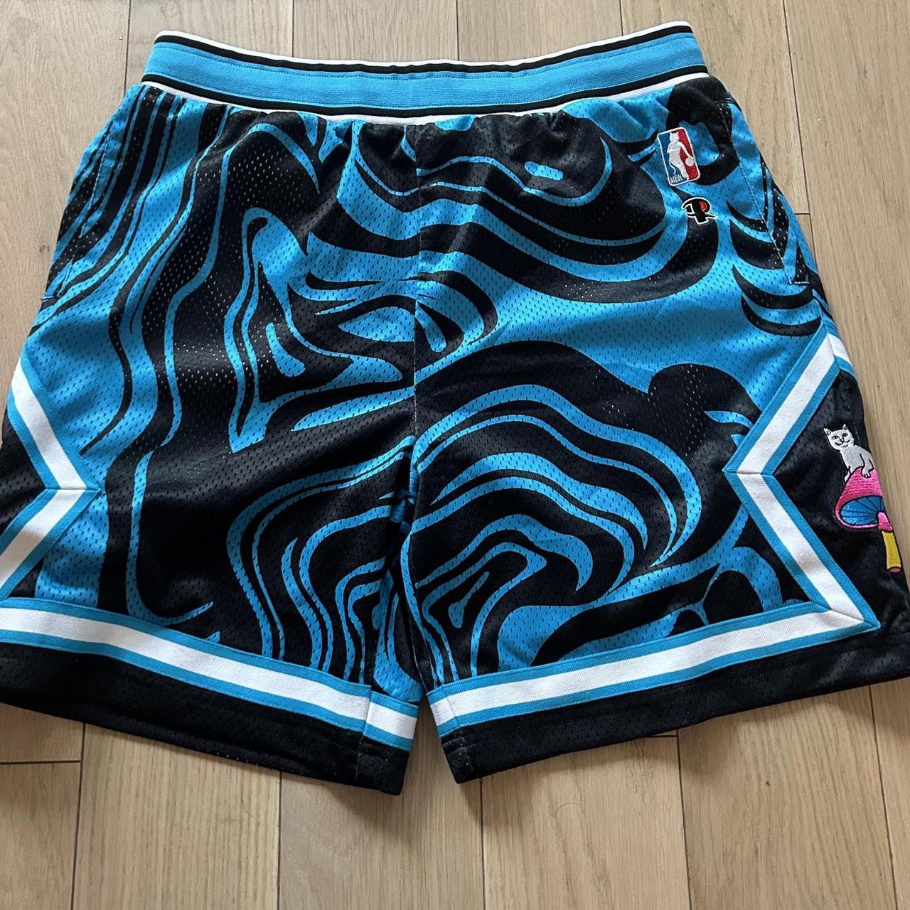 Ripndip NBA basketball shorts with a black and blue | Depop