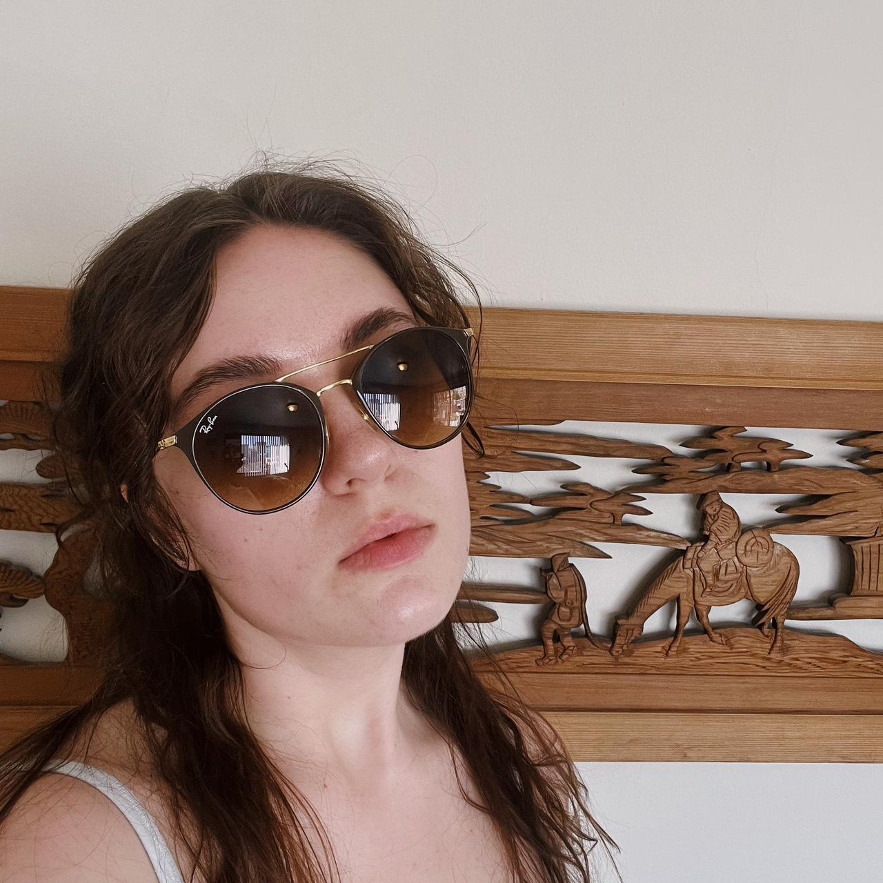 womens gold ray bans