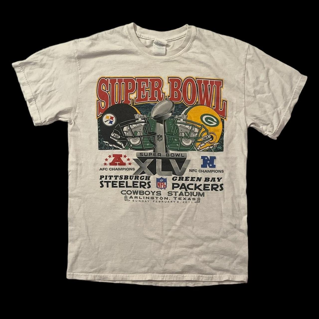 Super Bowl 45 T-Shirt -shirt is tagged as a - Depop