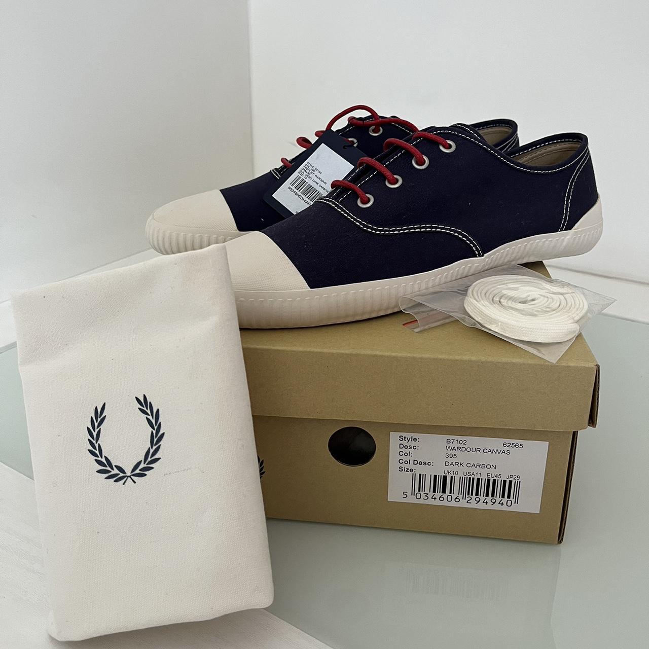 Fred Perry Canvas Plim Sole Brand New Size 10