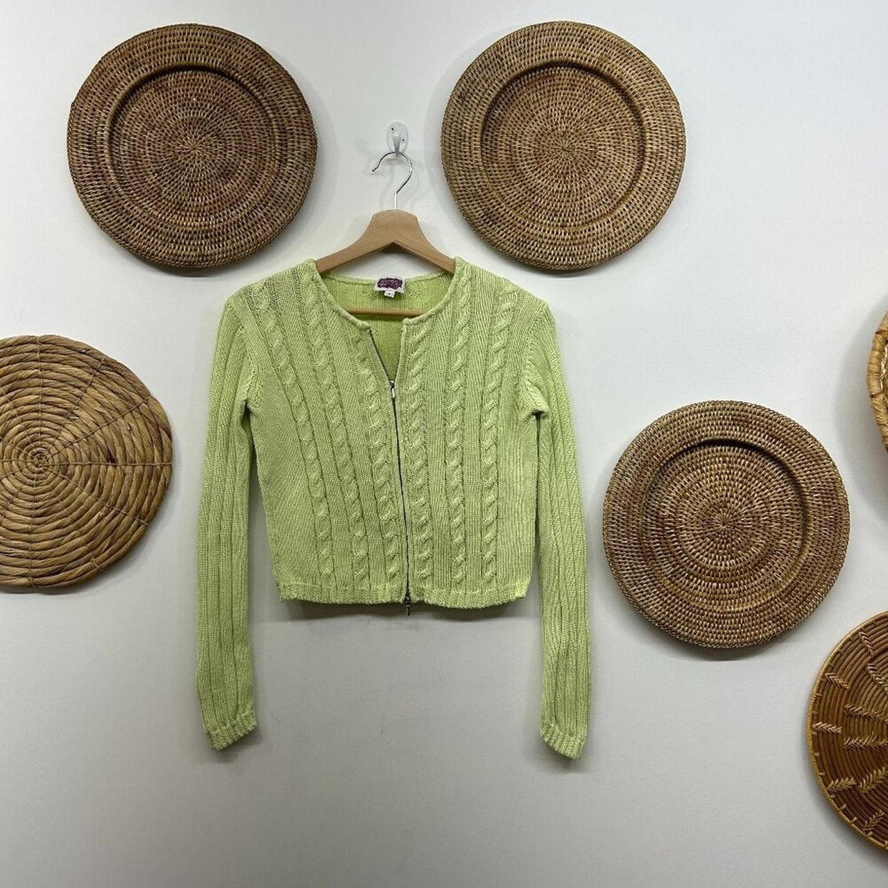 Source Unknown Women's Sweater - Green - S – Vint… - image 2