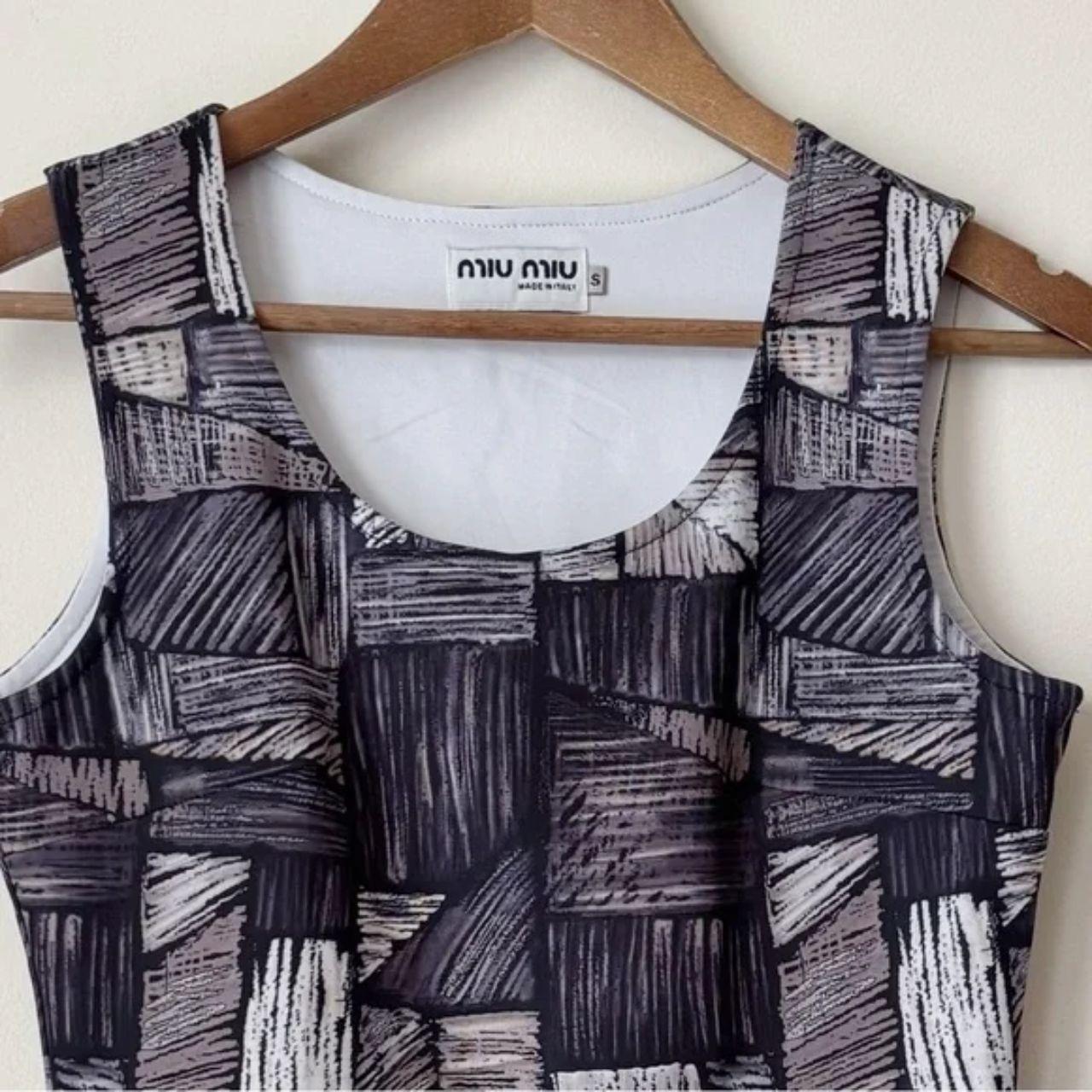 Miu Miu Women's Top - Multi/Grey - S – Miu Miu Bl… - image 2