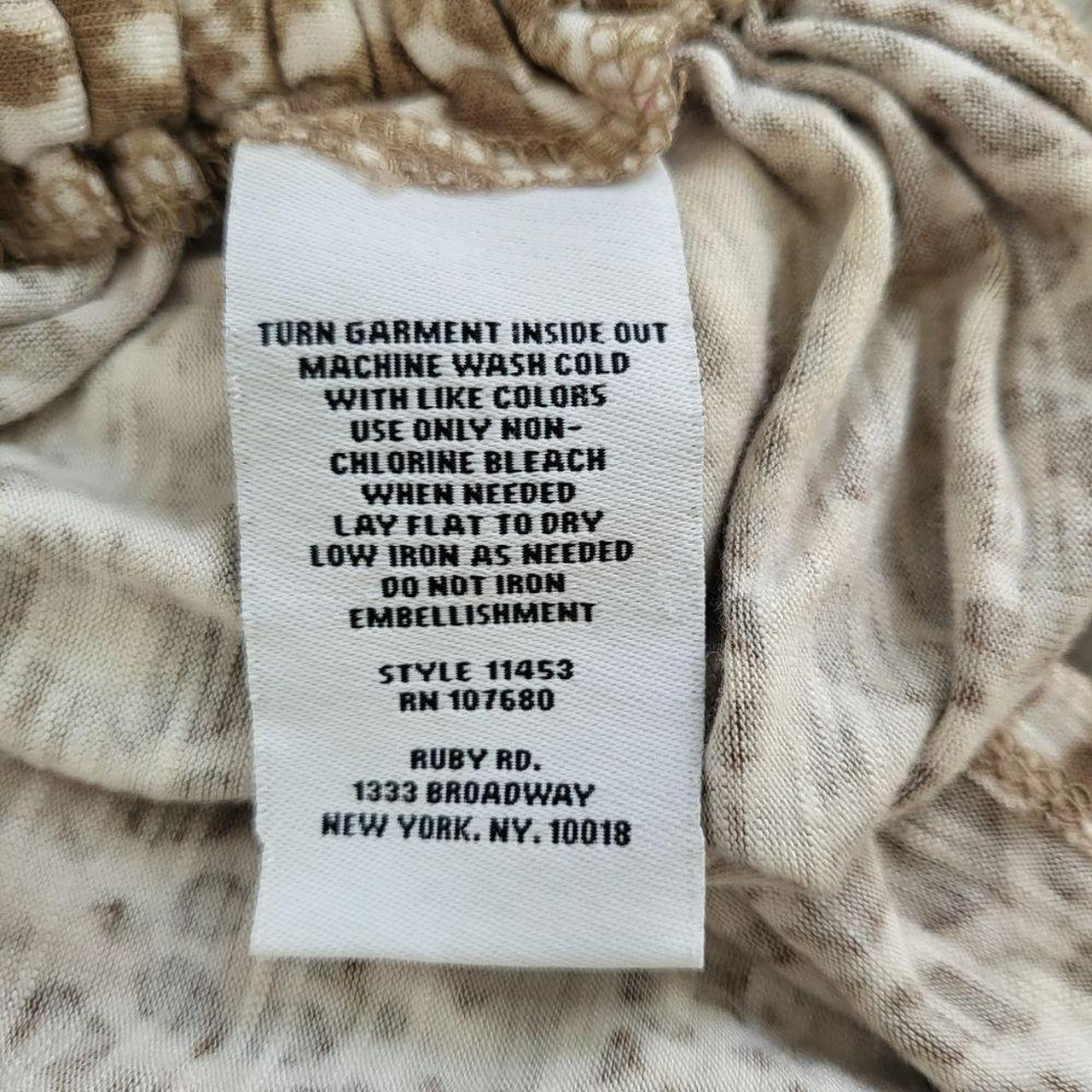 Ruby Rd. Women's Blouse - Brown/Cream - S – Ruby … - image 6