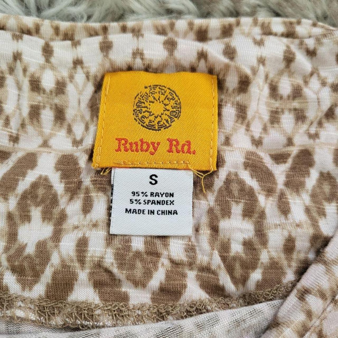 Ruby Rd. Women's Blouse - Brown/Cream - S – Ruby … - image 4