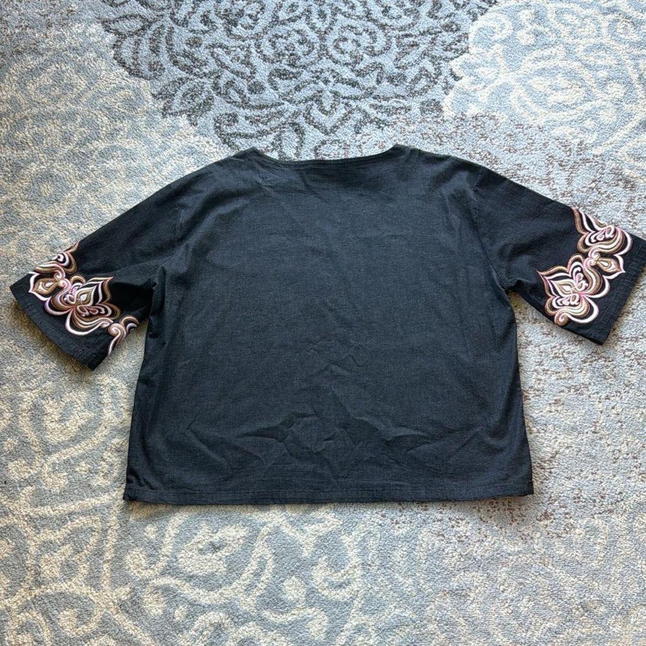 Bob Mackie Women's Blouse - Black - XL – Vintage … - image 4