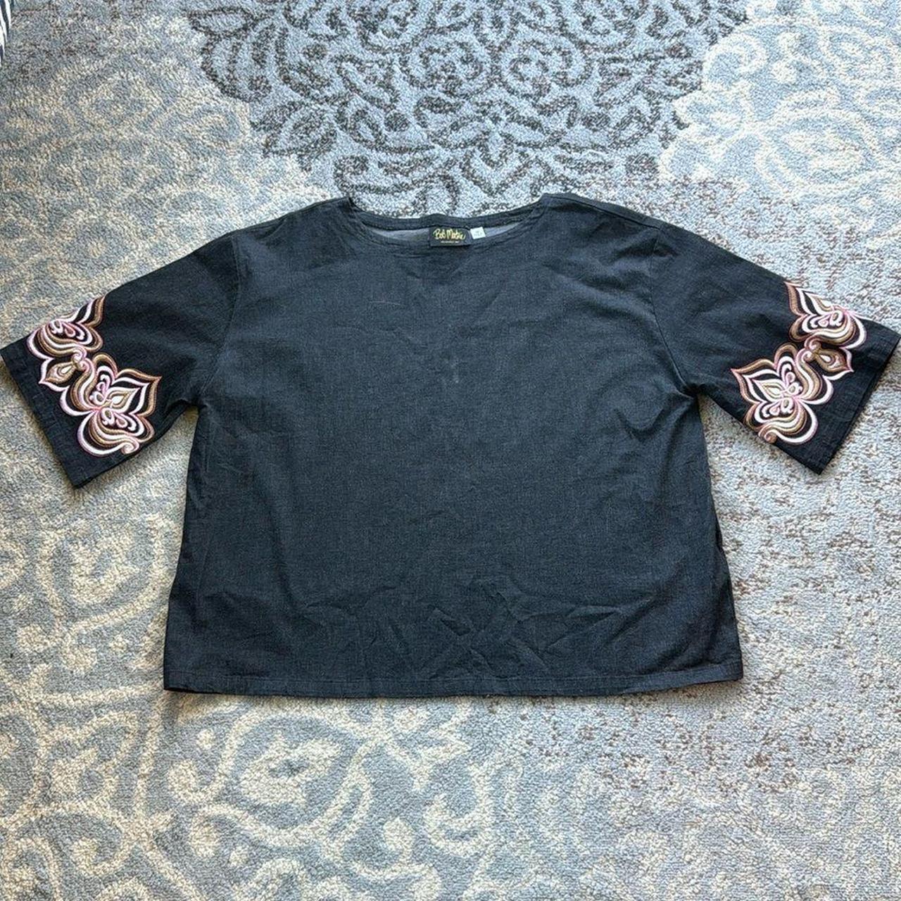 Bob Mackie Women's Blouse - Black - XL – Vintage … - image 1