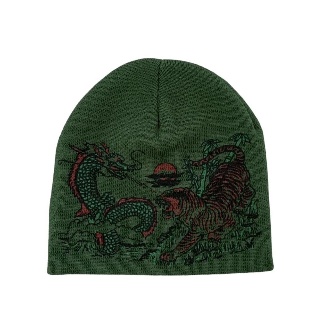 SUPREME • Dragon Beanie Green FW23 (OS)