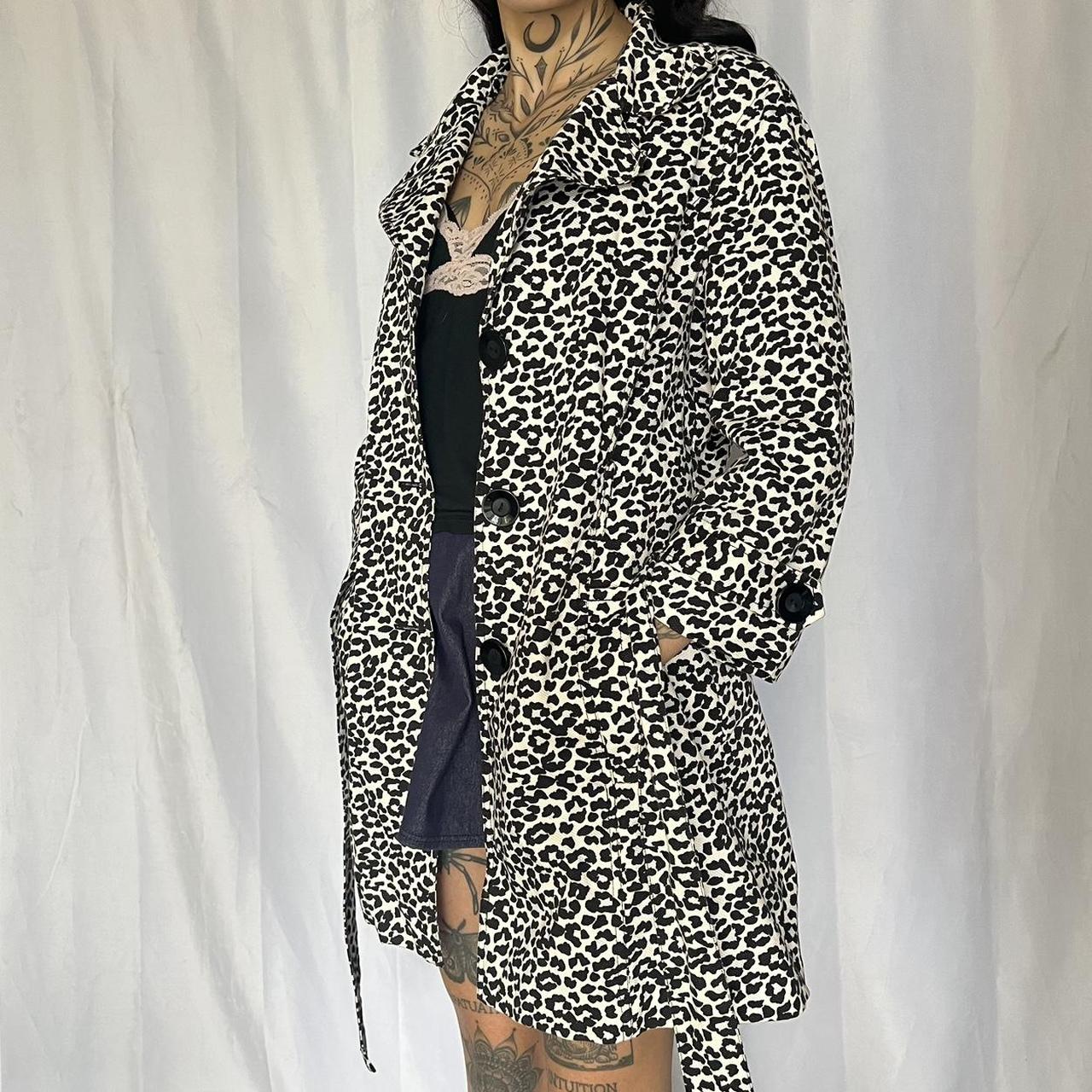 Leopard print trench on sale coat forever 21