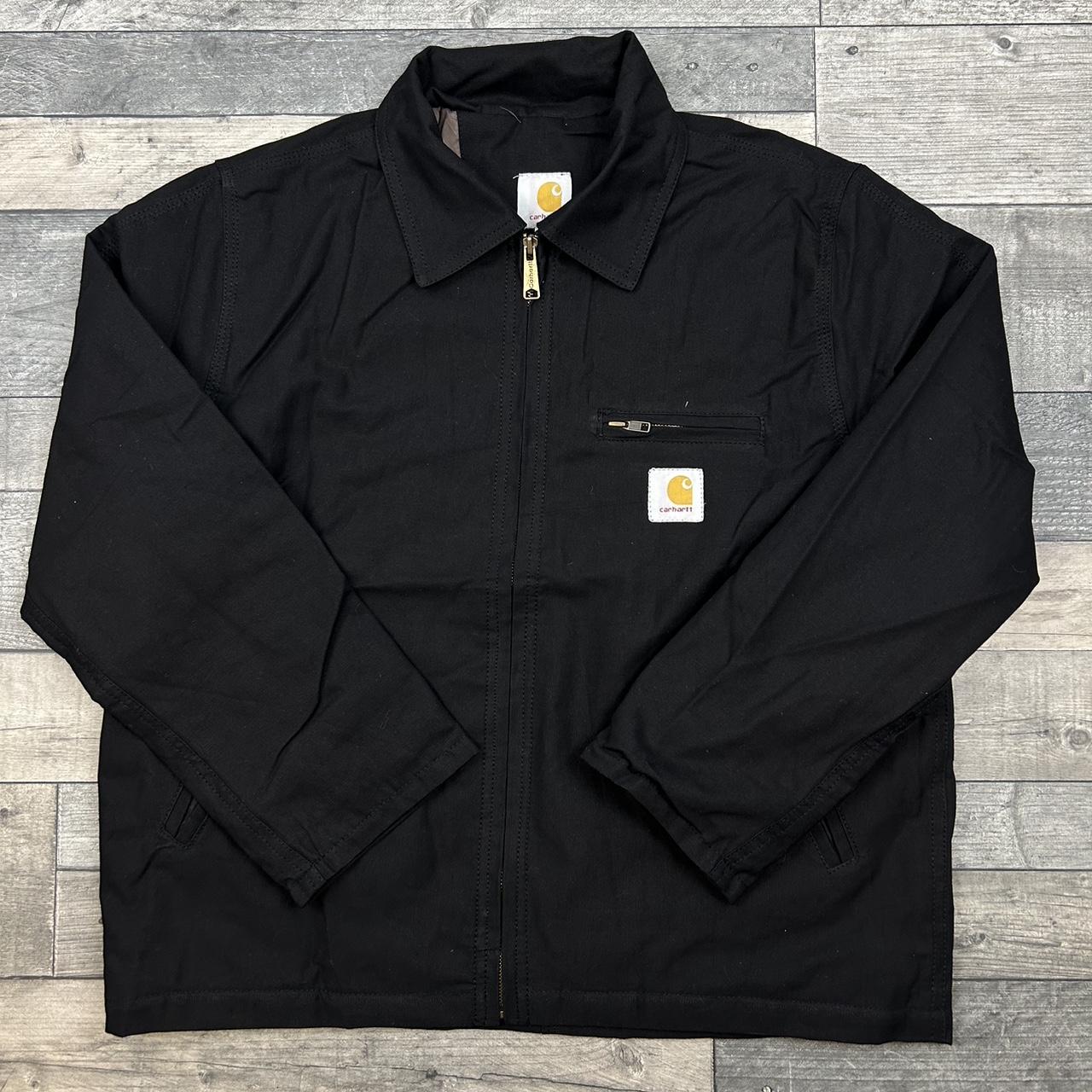 🍐 Carhartt WIP Detroit rework jacket in black with... - Depop