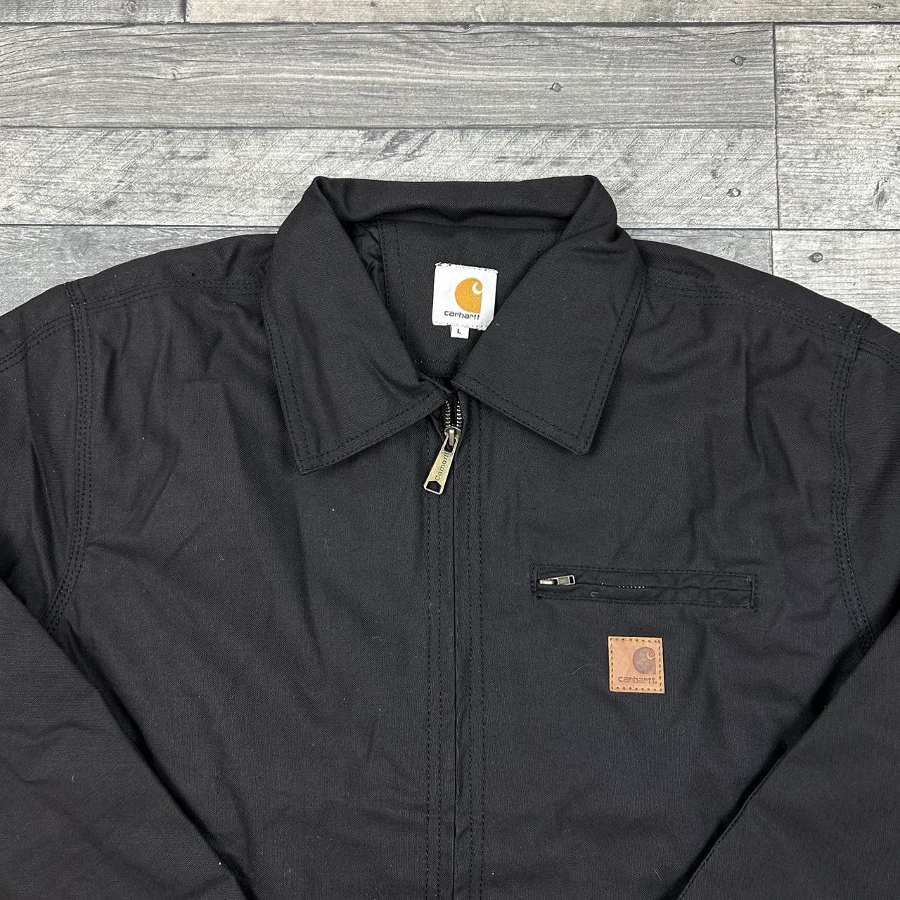 🍐 Carhartt Wip Detroit Rework Thick Jacket In Black - Depop