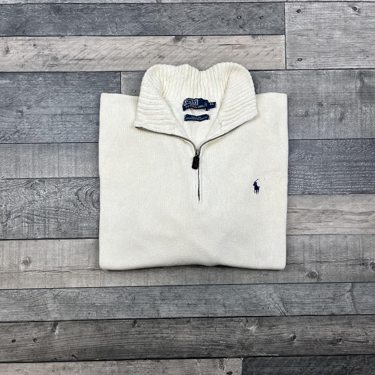 Cream ralph lauren online quarter zip