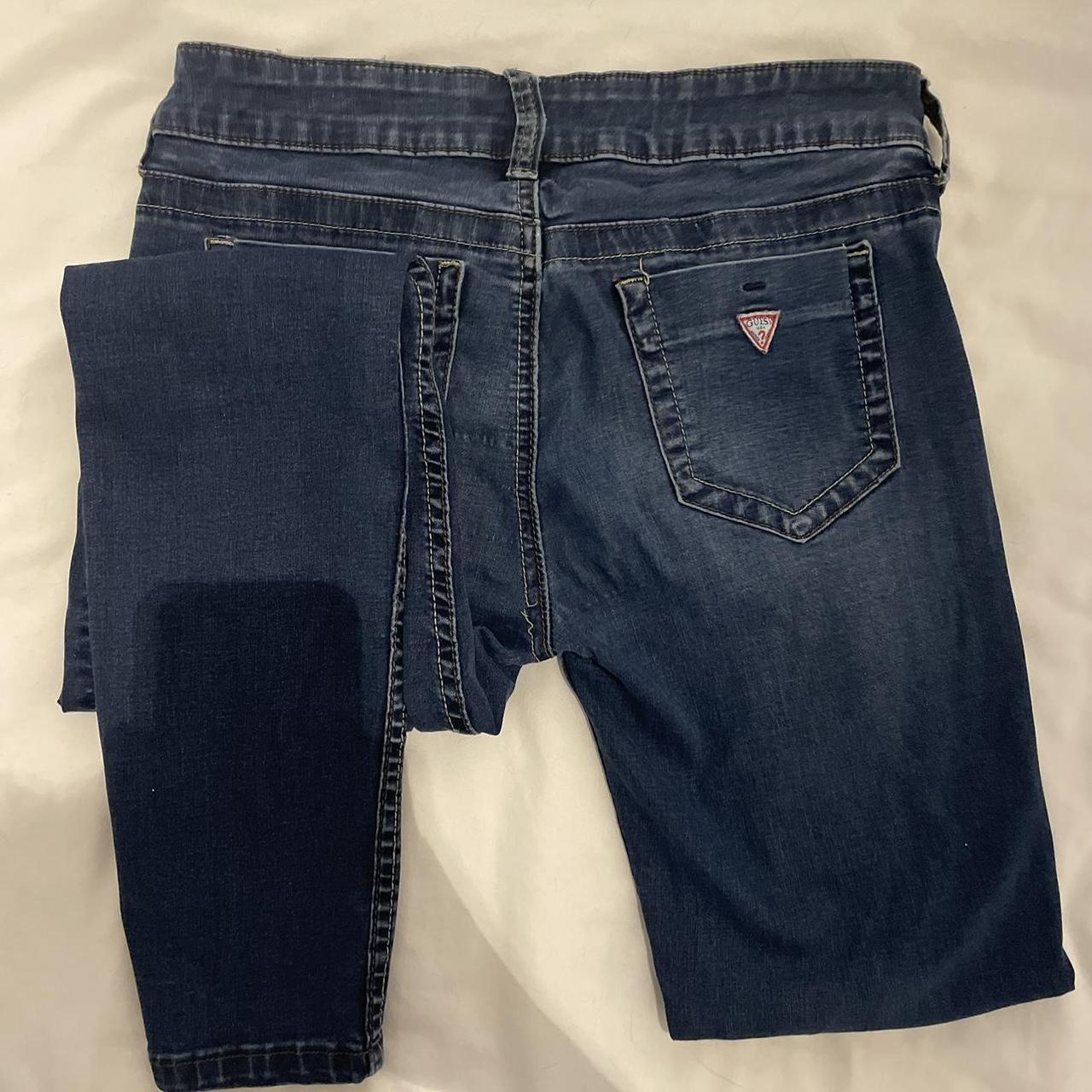 Power skinny low guess clearance jeans