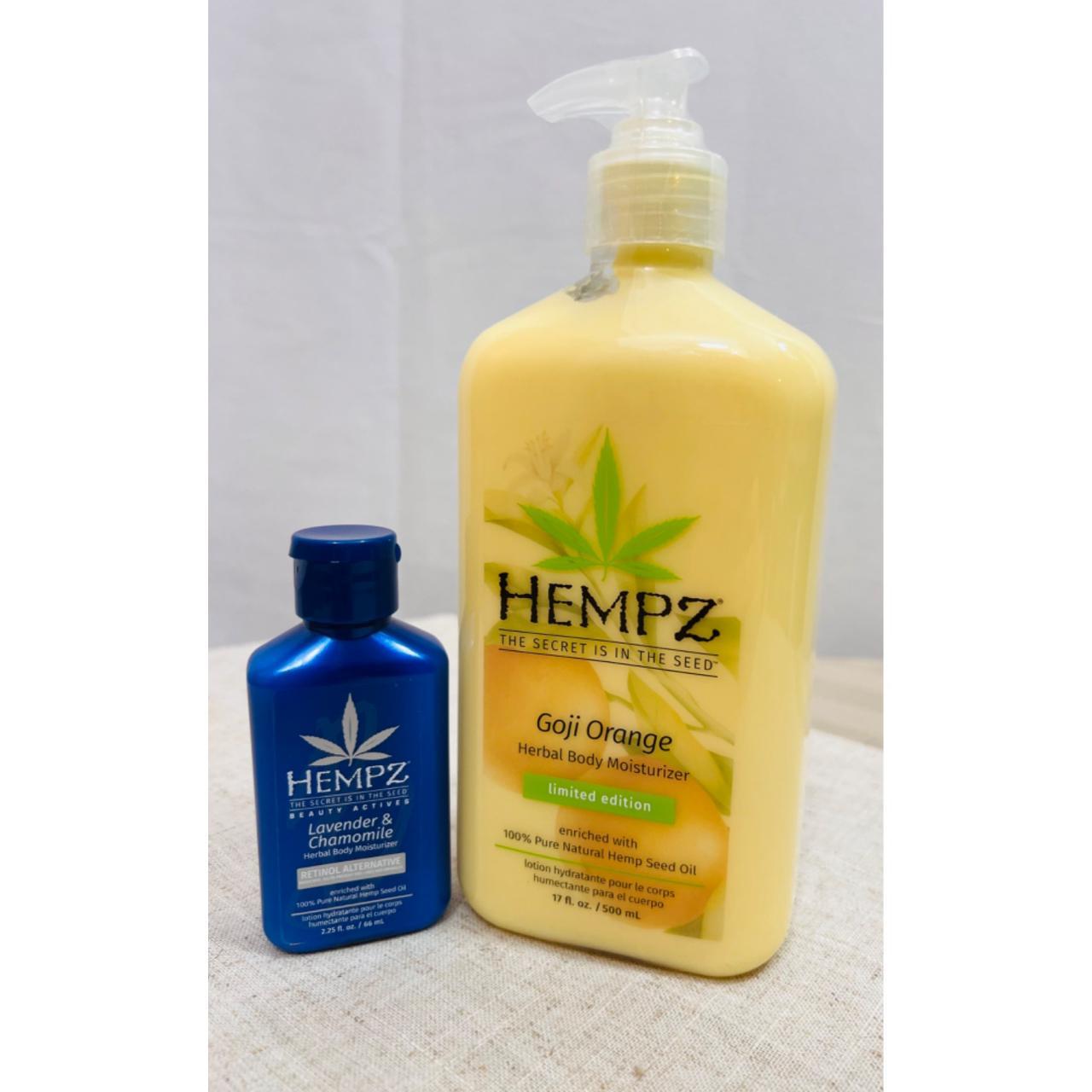 Hempz Bundle 17oz Sealed bottle Goji Orange Herbal... Depop