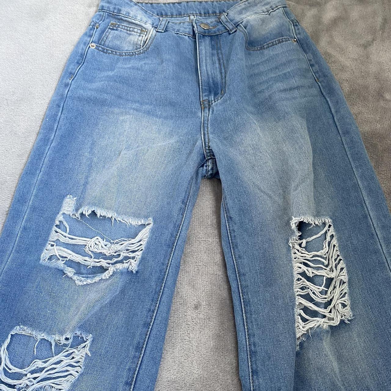 SHEIN Women's Blue Jeans | Depop