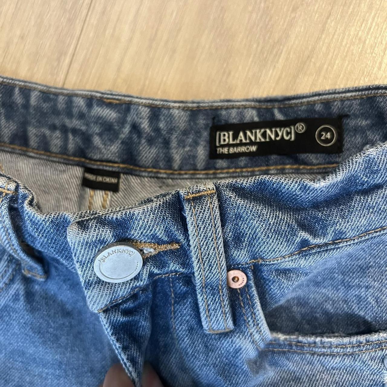Blank NYC Women's Blue and Navy Shorts (3)