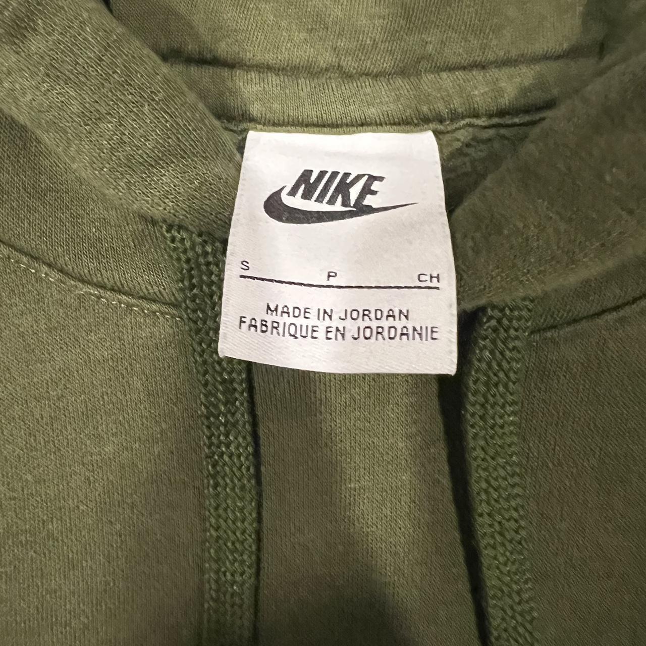 mens nike hoodie olive green