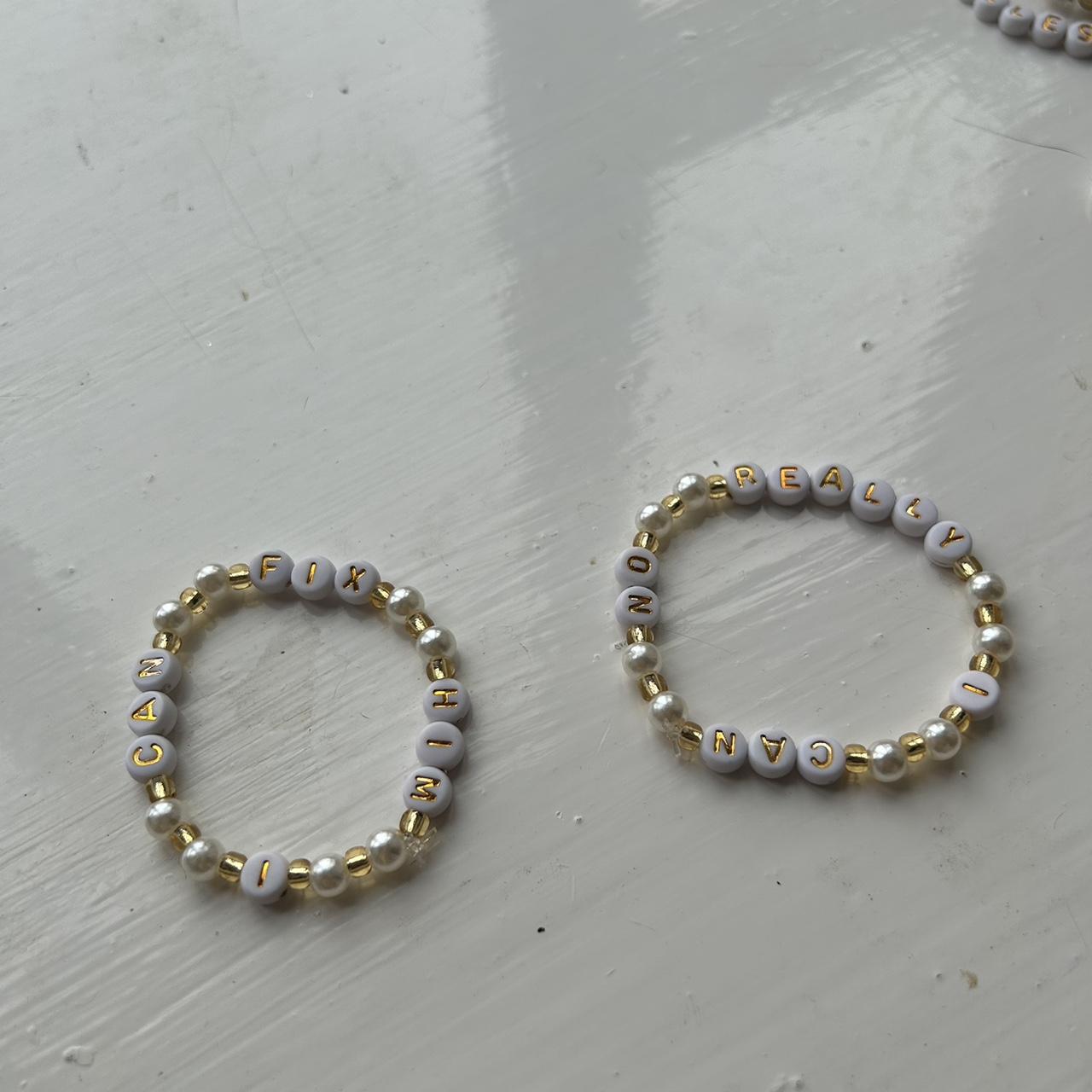 taylor swift “yes whale” meme bracelet with... | Depop