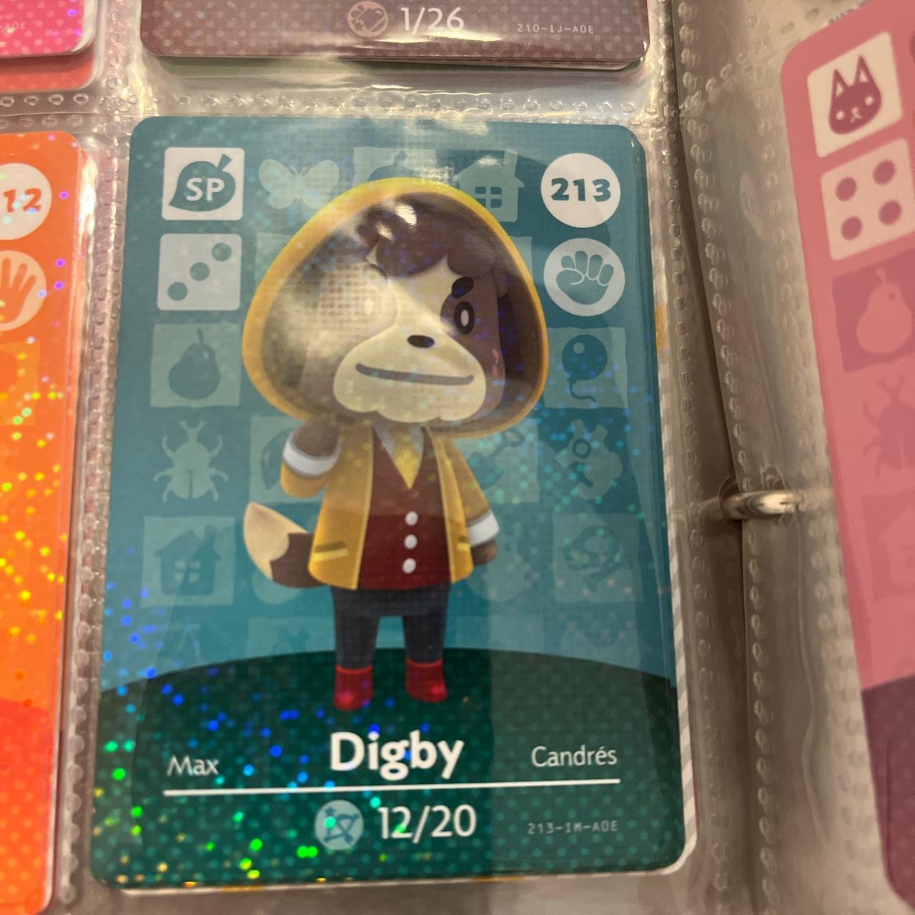Animal Crossing Series 3 Amiibo Card #213 Digby - Depop