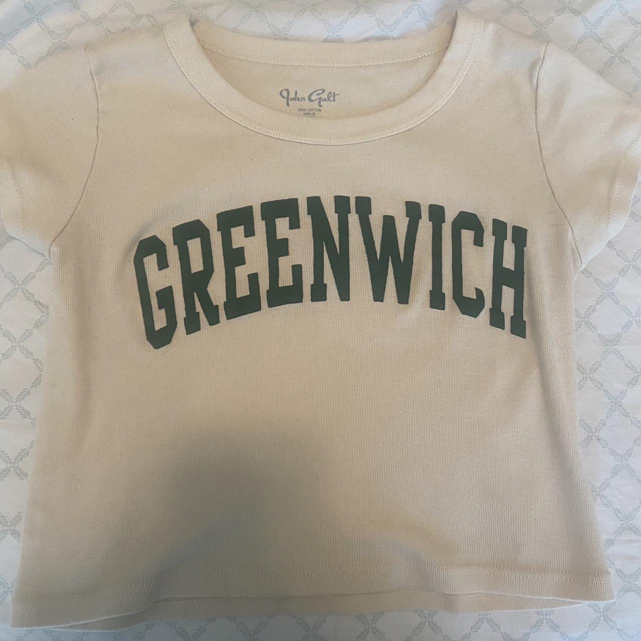 brandy tee greenwich brandy tee cropped xs... Depop