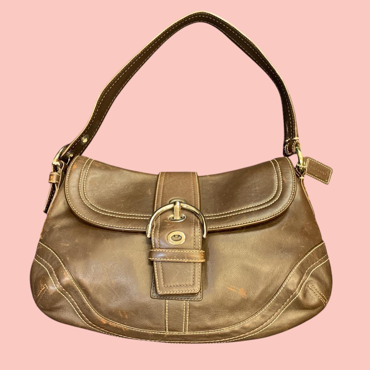 Brown Coach Soho shoulder Bag E0778-F10910 flap | Depop