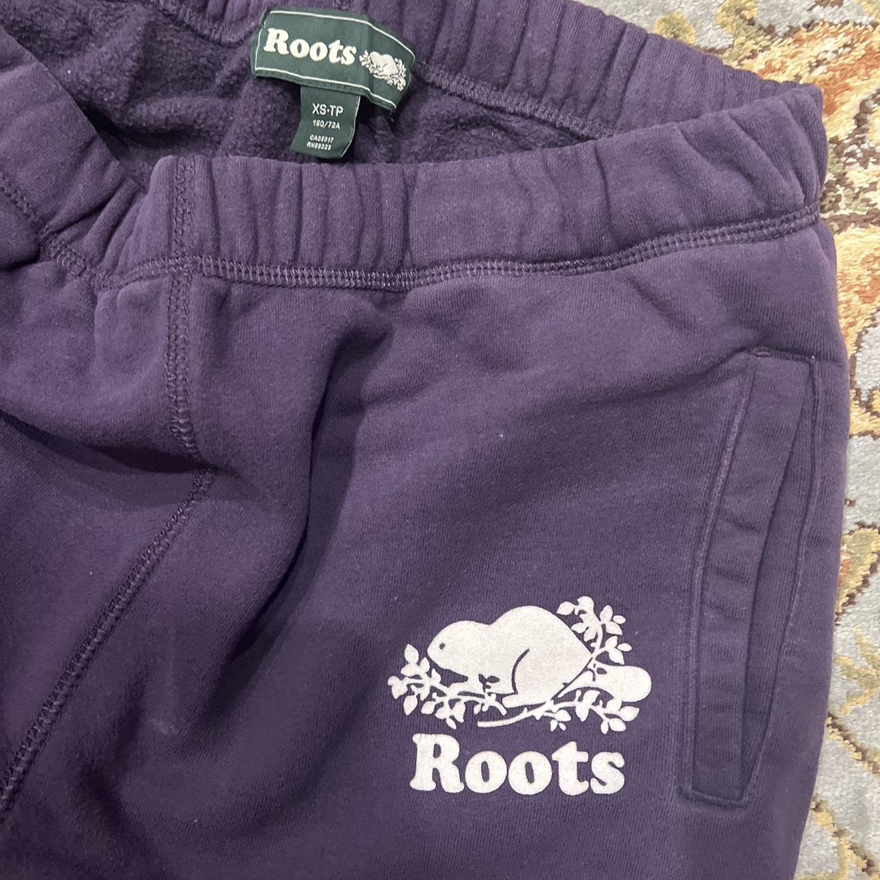 Roots purple sweatpants sale