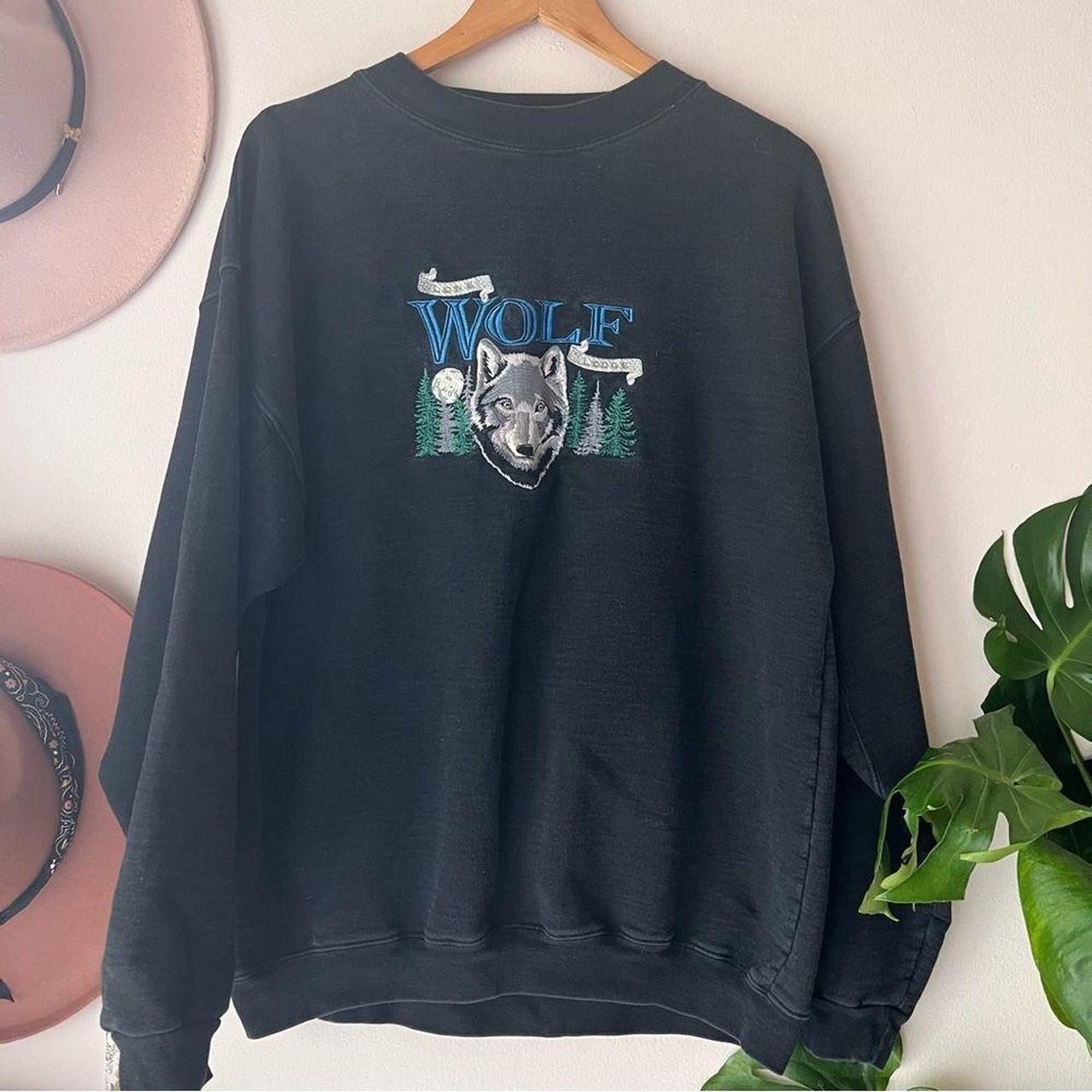 Sold Vintage Lone Wolf Sweatshirt 90s XL Crewneck