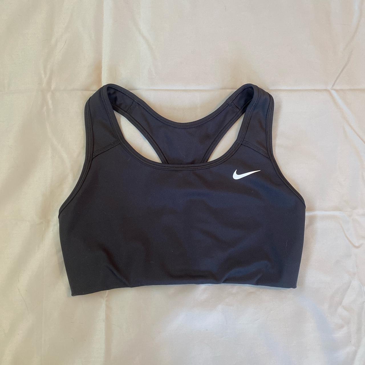 Black Nike sports bra. Excellent condition. Free... - Depop