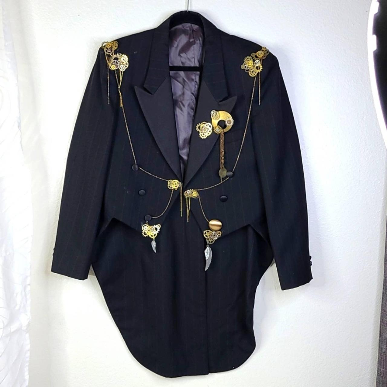 After Six Men's Black and Gold Jacket (2)