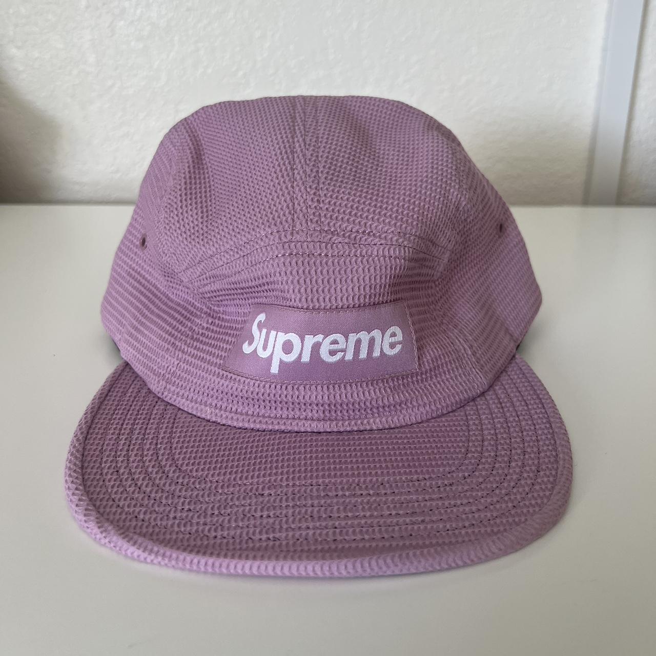 #Supreme Waffle Camp Cap Light Purple