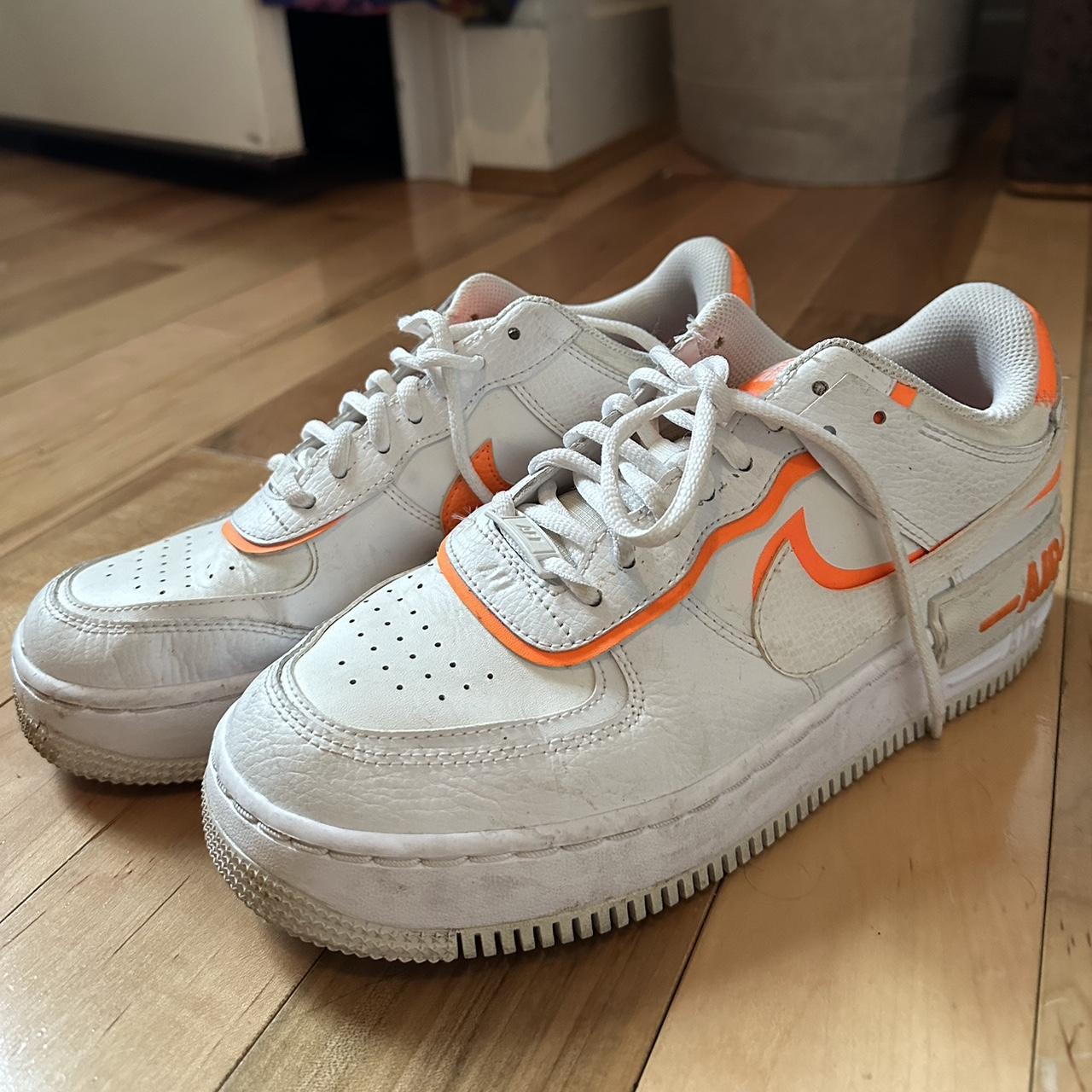 neon orange nike air max