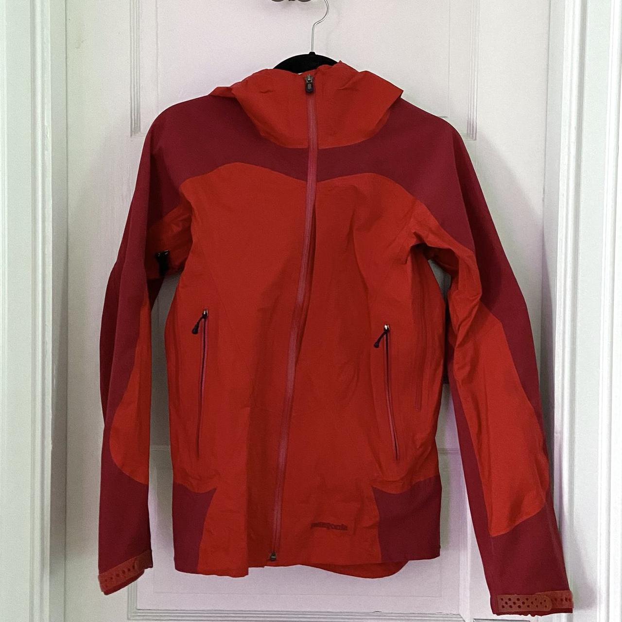 Patagonia Jacket Womens Medium Red Fleece Lined - Depop
