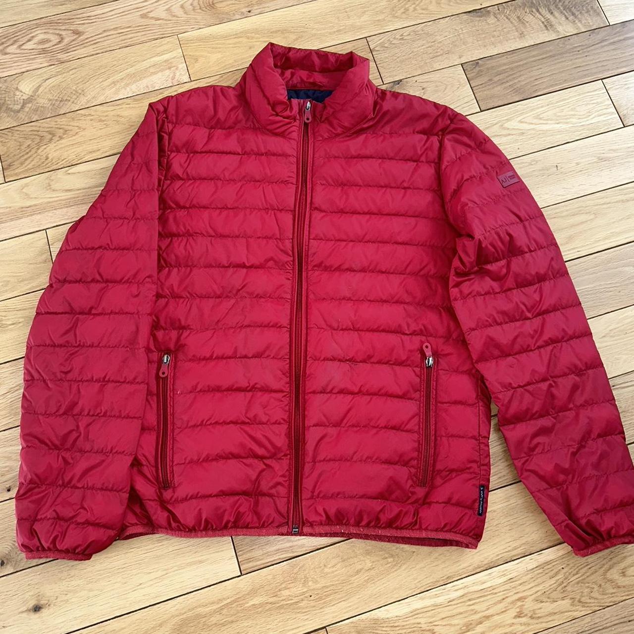 Armani Jeans Men's Red Jacket | Depop