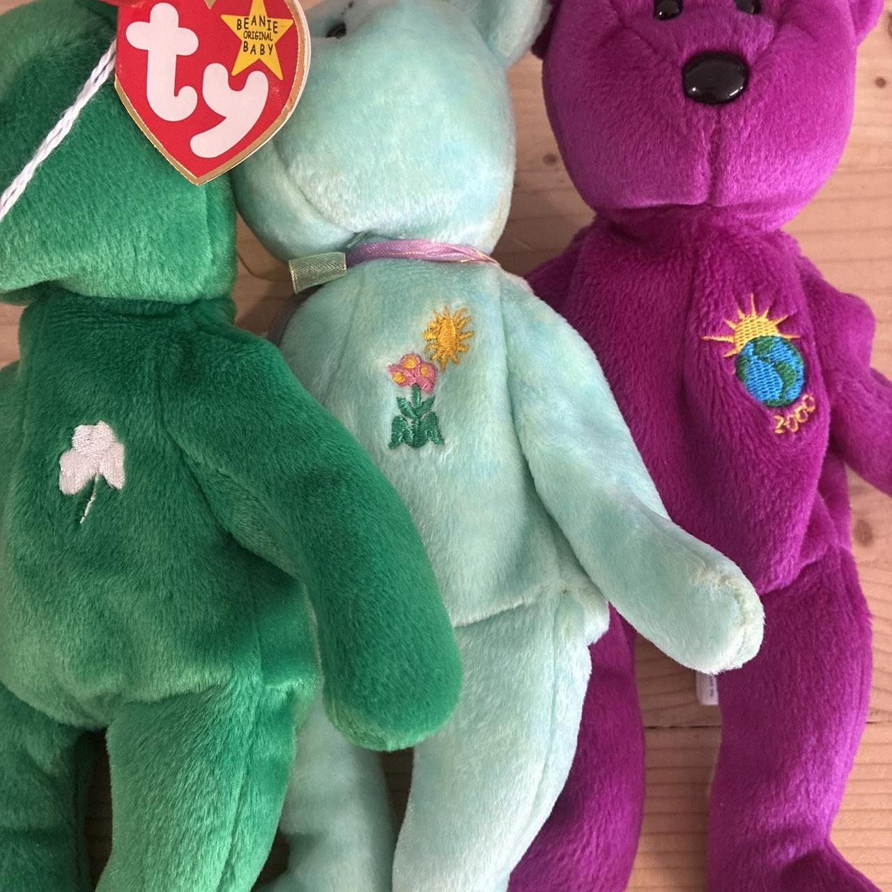 1999 ty baby bear plushie bundle set of 3. Includes… | Depop