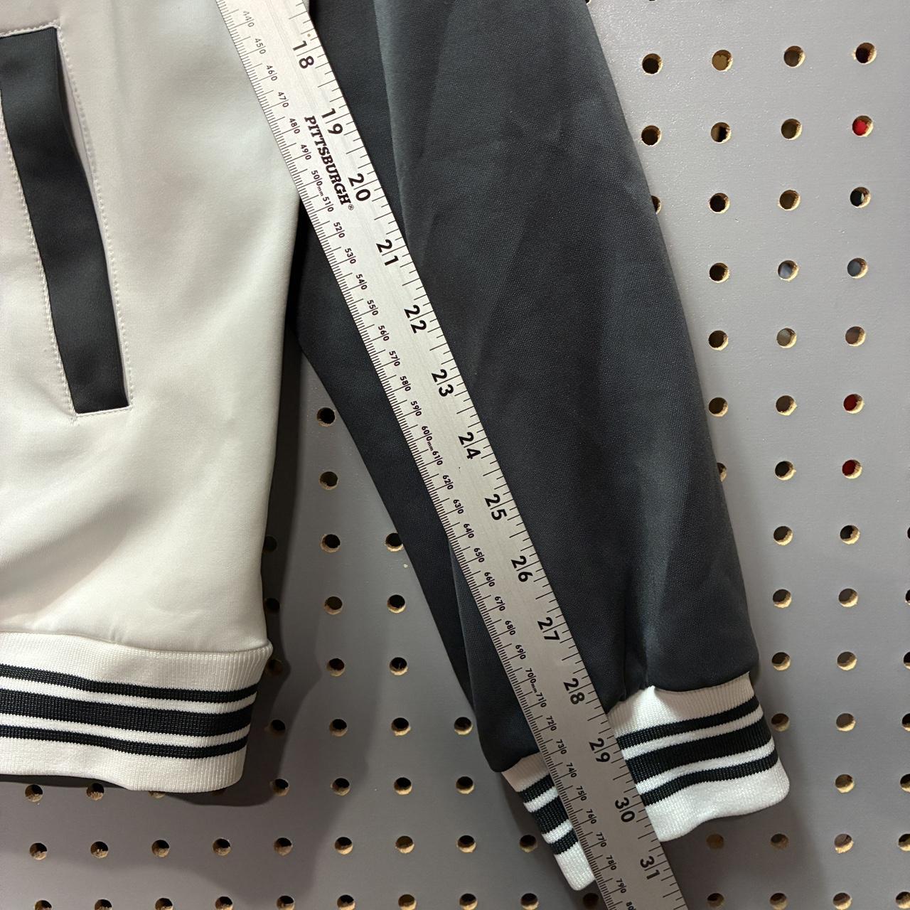 Source Unknown Men's Varsity Jacket - White/Black… - image 7